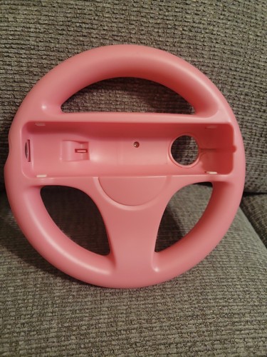 Volante rosa nintendo wii - volante,